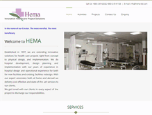 Tablet Screenshot of hema-bd.com